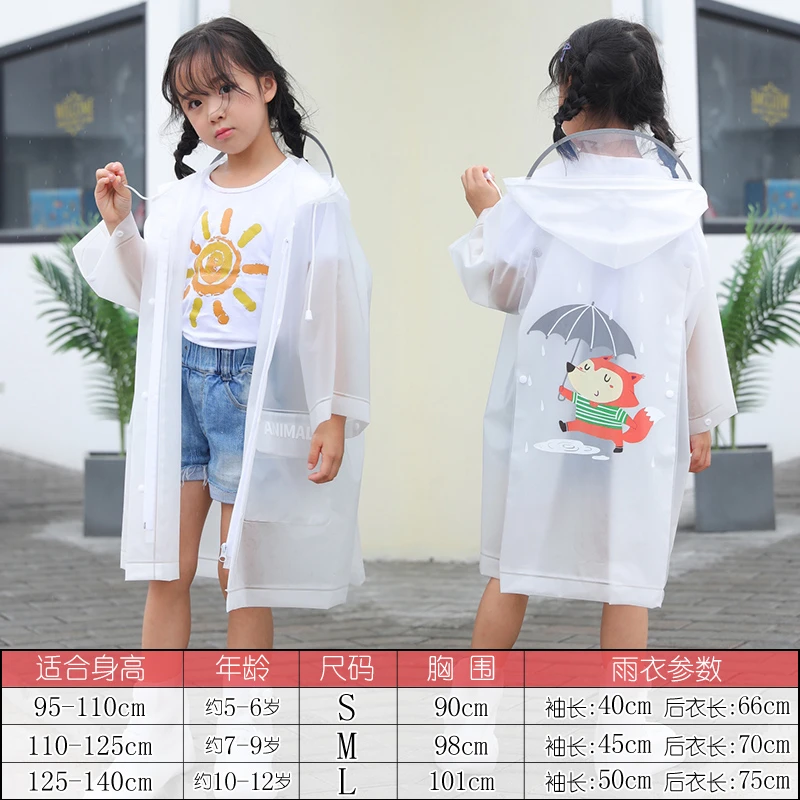 Kids Raincoat Long Hooded Backpack Hiking Bicycle Waterproof Girls Children Raincoat Outdoor Reusable Student Rain Poncho MM60YY
Kids Raincoat Long Hooded Backpack Hiking Bicycle Waterproof Girls Children Raincoat Outdoor Reusable Student Rain Poncho MM60YY
