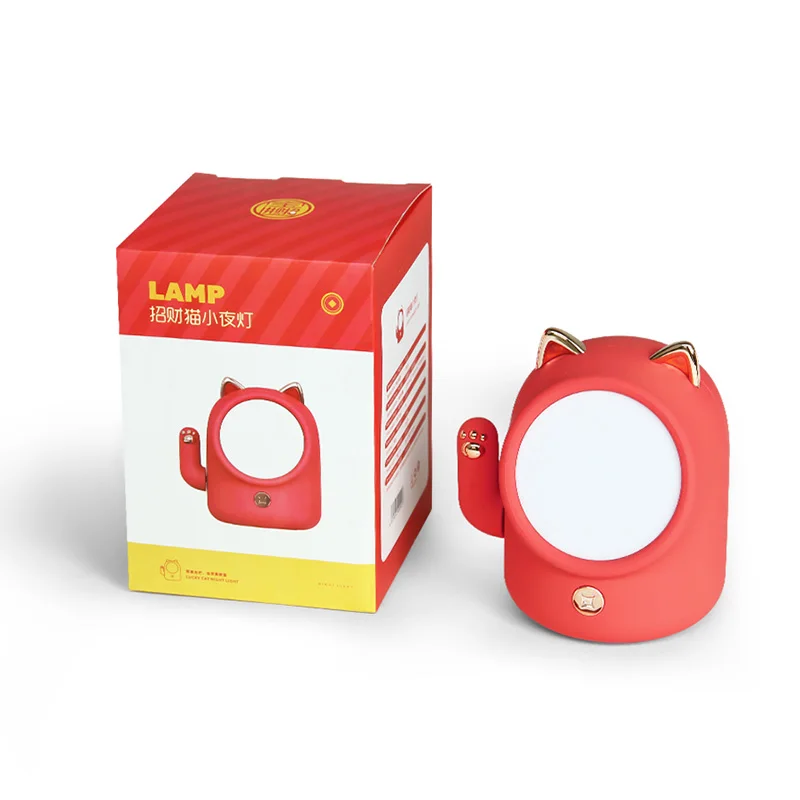 Cartoon Led Night Light USB Rechargeable Lucky Cat Night Lamp For Baby Gift Children Christmas Present New Year Home Decor
Cartoon Led Night Light USB Rechargeable Lucky Cat Night Lamp For Baby Gift Children Christmas Present New Year Home Decor