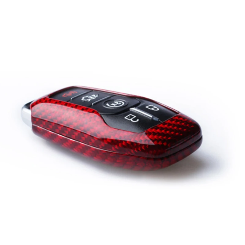 Carbon Fiber Smart Remote Key 3 & 4 & 5 Buttons Fob Case Shell Cover For Ford Mustang 2015 - 2017 Explorer 2016 2017
Carbon Fiber Smart Remote Key 3 & 4 & 5 Buttons Fob Case Shell Cover For Ford Mustang 2015 - 2017 Explorer 2016 2017
