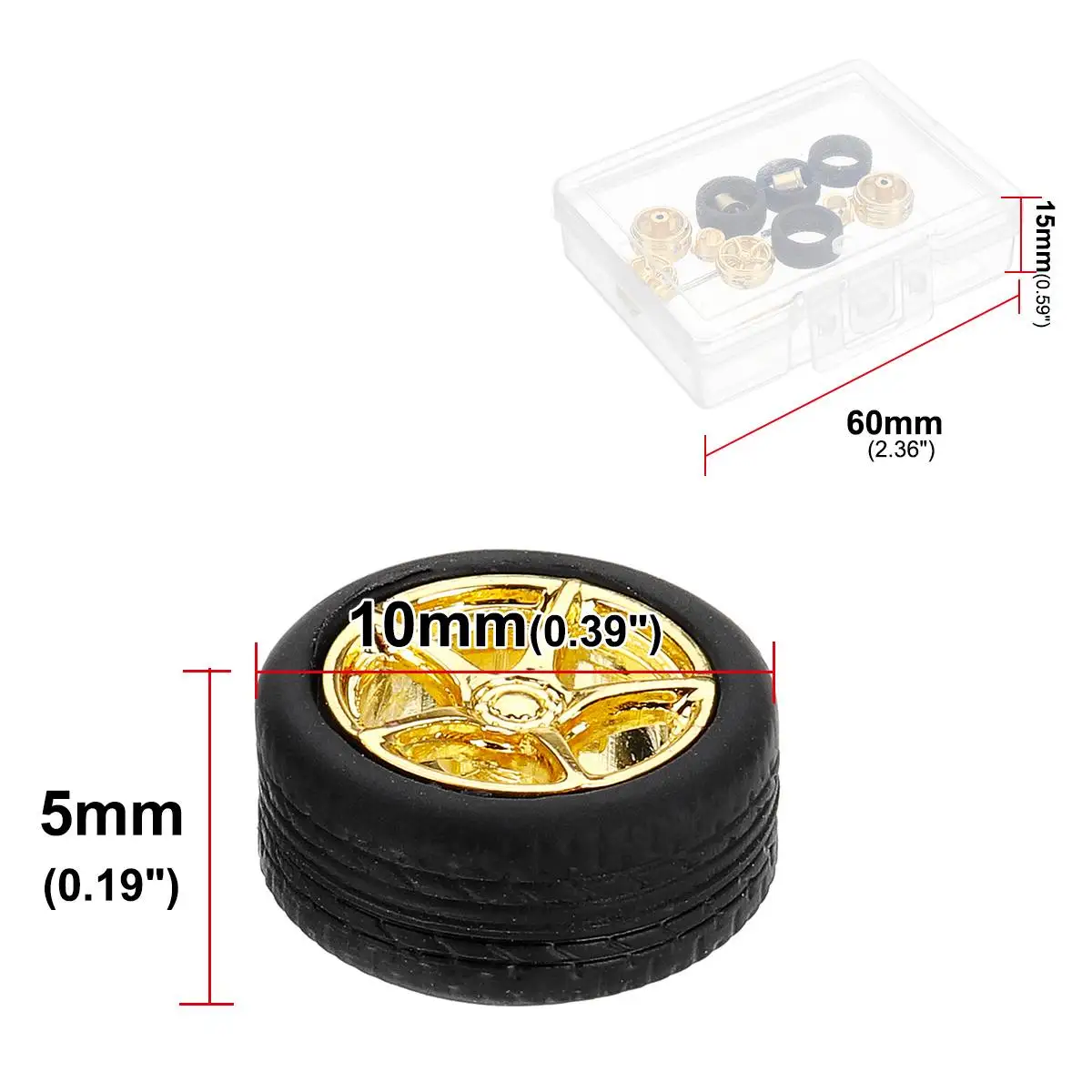1:64 Car Wheels Tire Modified Vehicle Alloy Rubber Car Refit Wheels For 1/64 Cars Suitable 4 Wheels One Set DIY Assemble
1:64 Car Wheels Tire Modified Vehicle Alloy Rubber Car Refit Wheels For 1/64 Cars Suitable 4 Wheels One Set DIY Assemble