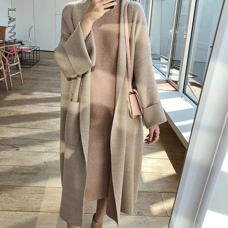LANMREM Autumn women's 2022 new kintted cardigan sweater coat loose causal medium length fashion clothes famale pocklets YK12204
LANMREM Autumn women's 2022 new kintted cardigan sweater coat loose causal medium length fashion clothes famale pocklets YK12204