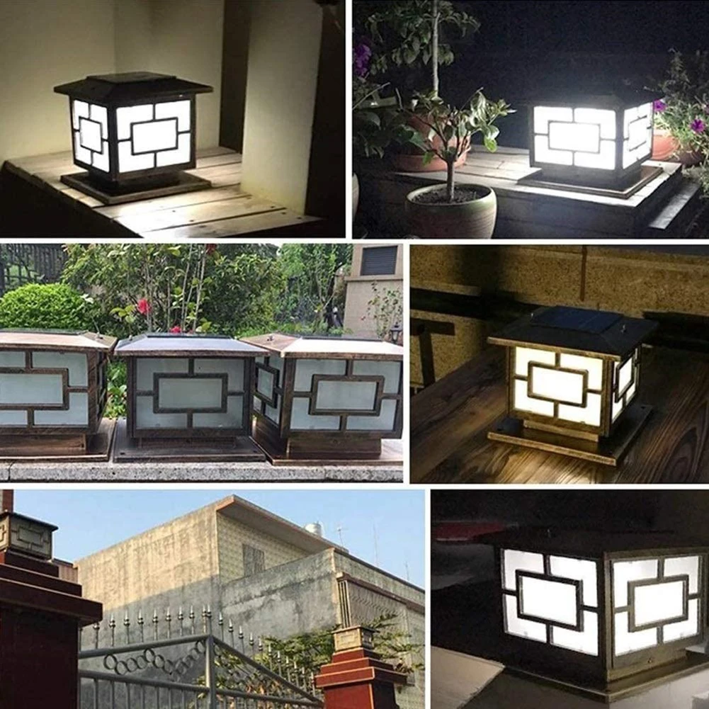 LED Solar Retro Lantern Pillar Light Outdoor Porch Column Lamp Garden Fence Decoration Outdoor Lighting Supplies
LED Solar Retro Lantern Pillar Light Outdoor Porch Column Lamp Garden Fence Decoration Outdoor Lighting Supplies