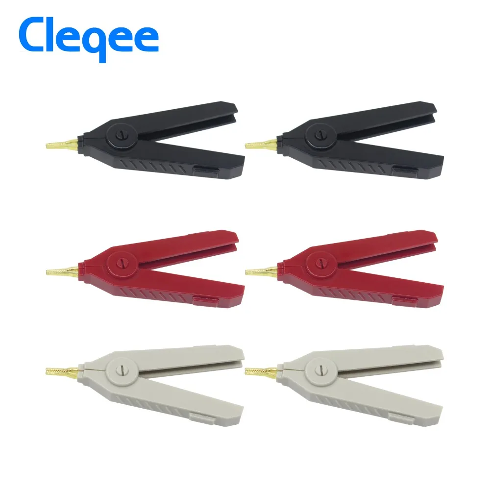 Cleqee P2004 6 шт./лот 90 мм 20A 3 шт. крокодил Kelvin медная позолоченная пластина зажим серый + черный + красный
Cleqee P2004 6 шт./лот 90 мм 20A 3 шт. крокодил Kelvin медная позолоченная пластина зажим серый + черный + красный