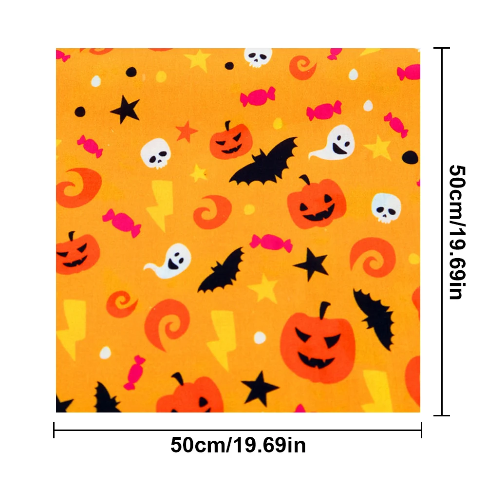 1Pcs Cotton Cloth Halloween Small Floral Fabric Pumpkins Printed Patchwork for DIY Craft Sewing Garment Accessories 50 x 50cm
1Pcs Cotton Cloth Halloween Small Floral Fabric Pumpkins Printed Patchwork for DIY Craft Sewing Garment Accessories 50 x 50cm