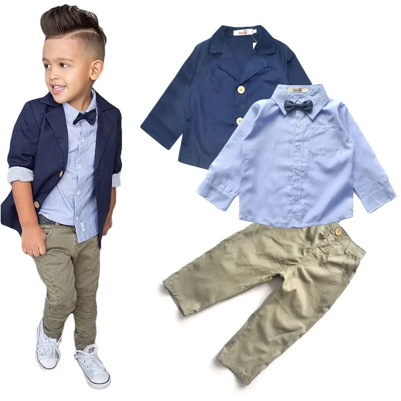 Fashion Formal Boys suits sets for wedding Kids British Wind Birthday sets Boy gentleman Blazers Children clothing disfraz 3pcs
Fashion Formal Boys suits sets for wedding Kids British Wind Birthday sets Boy gentleman Blazers Children clothing disfraz 3pcs