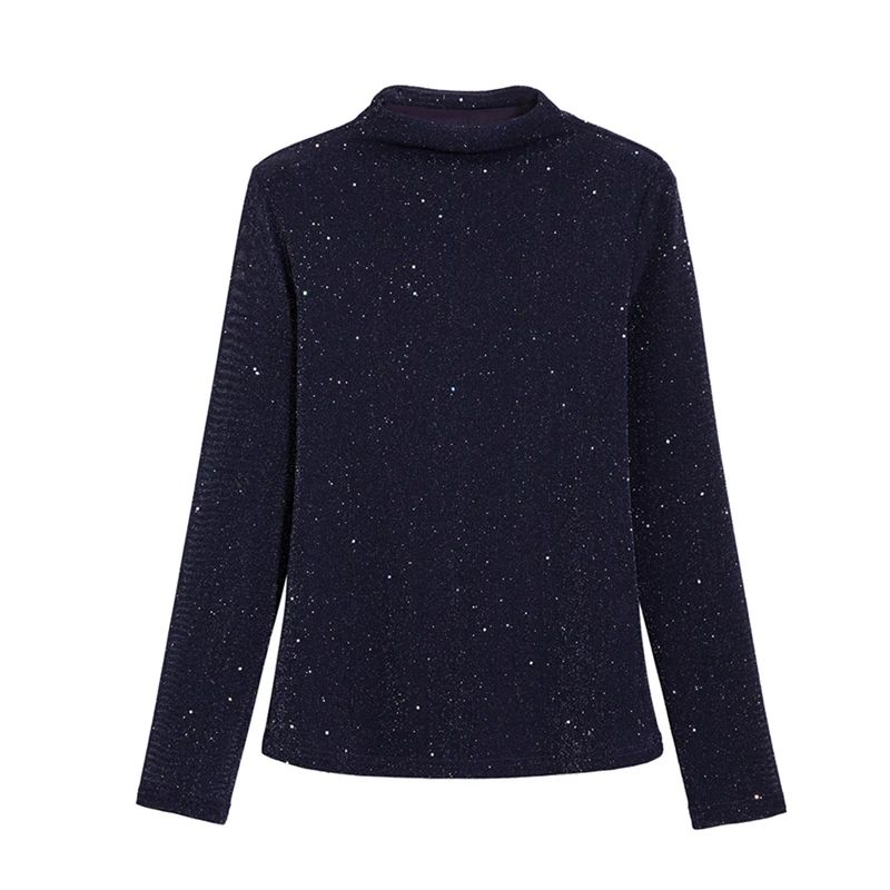 Knitted Woman Tshirts Casual Loose T-Shirts Women Fashion Slim T Shirt Autumn All-match Top Ladies Office Lady Tops
Knitted Woman Tshirts Casual Loose T-Shirts Women Fashion Slim T Shirt Autumn All-match Top Ladies Office Lady Tops