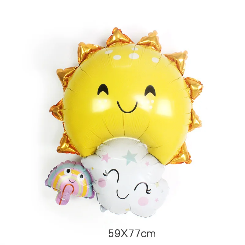 Cute Cartoon Smiling Tassel Moon Clouds Sun Aluminum Film Balloon Helium Baby Birthday Anniversary Party Decoration Supplies
Cute Cartoon Smiling Tassel Moon Clouds Sun Aluminum Film Balloon Helium Baby Birthday Anniversary Party Decoration Supplies