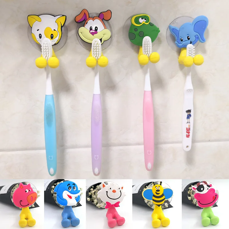 1PC Wall Mounted Heavy Duty Suction Cup Antibacterial Toothbrush Holder Hooks Set Toothpaste Suction Cup Holder
1PC Wall Mounted Heavy Duty Suction Cup Antibacterial Toothbrush Holder Hooks Set Toothpaste Suction Cup Holder