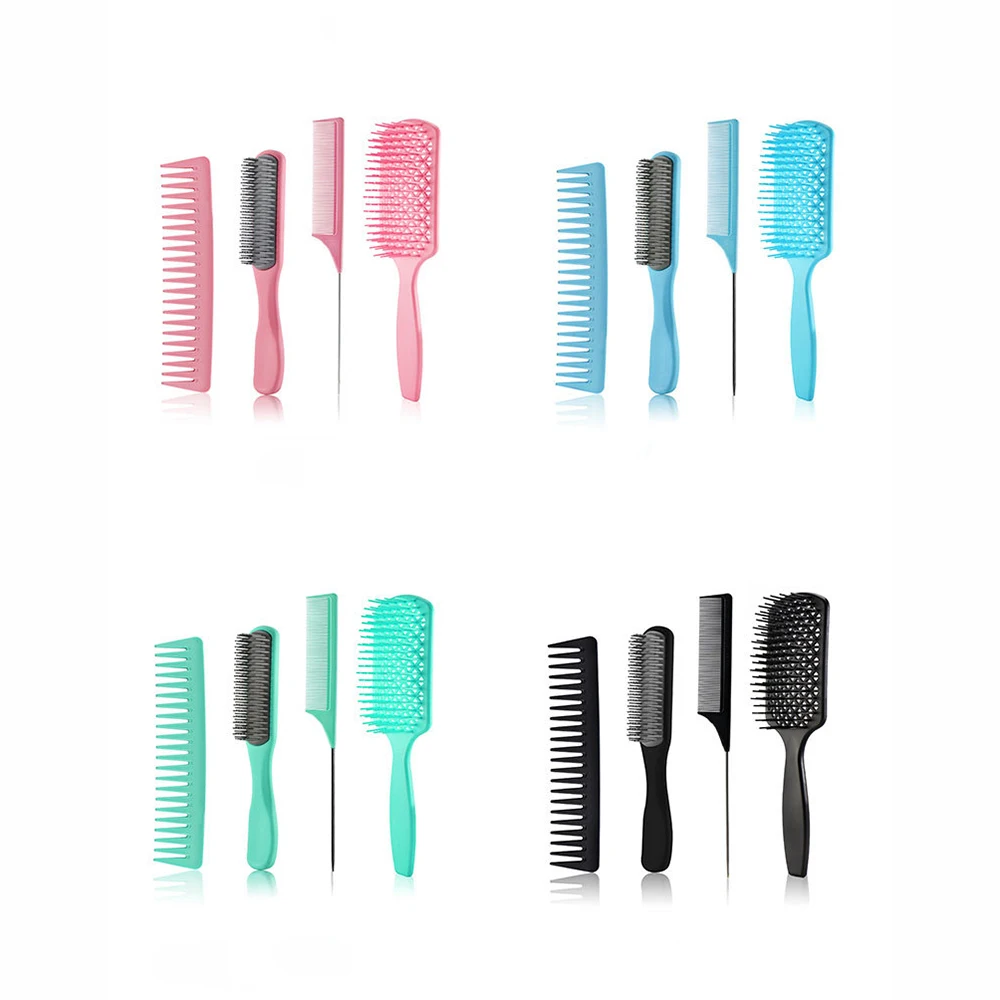 4Pcs Paddle Hair Brush, Detangling Brush Hair Comb Set for Men Women, Wet/Dry Hair, Hairbrush for Long Thick Thin Curly Hair
4Pcs Paddle Hair Brush, Detangling Brush Hair Comb Set for Men Women, Wet/Dry Hair, Hairbrush for Long Thick Thin Curly Hair