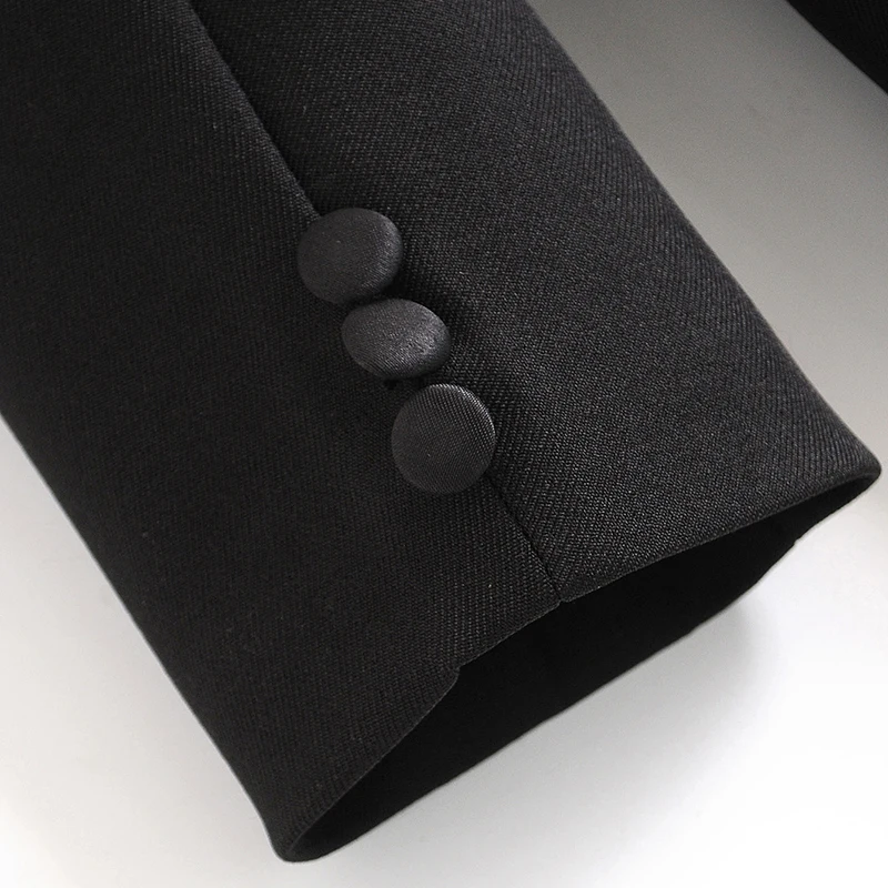 Wixra Women's Blazer Autumn Spring Classic Black Single Button Office Lady Long Sleeve Coat 2020 Outerwear
Wixra Women's Blazer Autumn Spring Classic Black Single Button Office Lady Long Sleeve Coat 2020 Outerwear