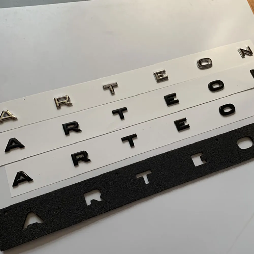 Letter Emblem for VW CC ARTEON Rear Middle Trunk Logo Badge Letter Script Sticker Car Styling Boot Lid Decoration Chrome Black
Letter Emblem for VW CC ARTEON Rear Middle Trunk Logo Badge Letter Script Sticker Car Styling Boot Lid Decoration Chrome Black