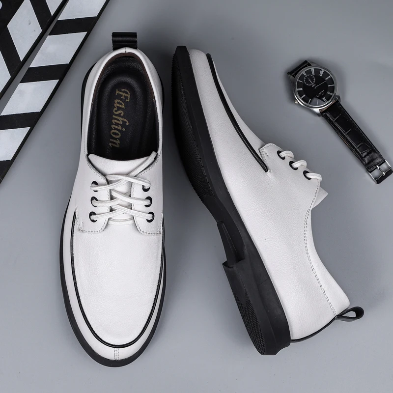England style men shoes Genuine Leather Lace-up Men Casual Shoes Hand-stitched outdoor fashion Men's Shoes Footwear Man
England style men shoes Genuine Leather Lace-up Men Casual Shoes Hand-stitched outdoor fashion Men's Shoes Footwear Man