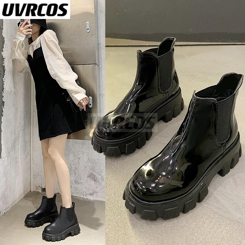 2022 Women Ankle Boots Round Toe Pu Leather All Match Square High Heel Fashion Winter Shoes Women Boots
2022 Women Ankle Boots Round Toe Pu Leather All Match Square High Heel Fashion Winter Shoes Women Boots
