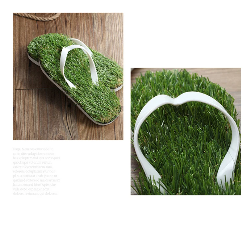 Lawn Flip-flops For Men Women 2021 Summer Fashion Simulation Personality Grass Slippers Couple Models Outdoor Beach Shoes Me
Lawn Flip-flops For Men Women 2021 Summer Fashion Simulation Personality Grass Slippers Couple Models Outdoor Beach Shoes Me