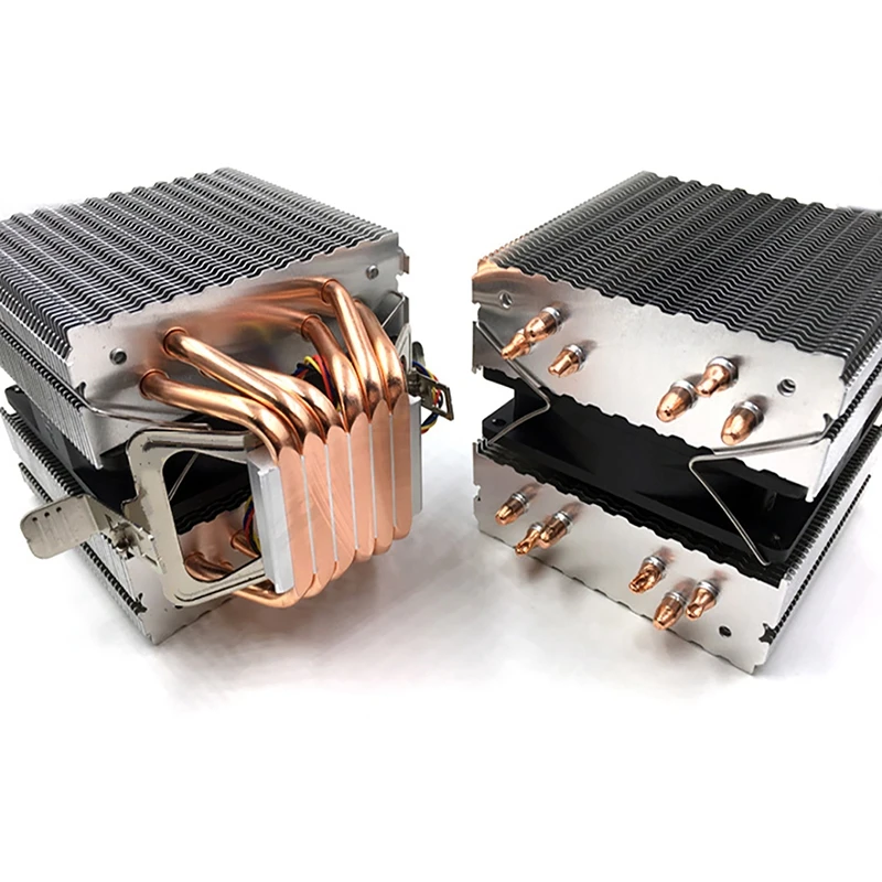 CPU Cooler Fan Cooling for AMD 1155 1366 General 6 Heat Pipe Three Fan Temperature Control 4-Wire Temperature Control
CPU Cooler Fan Cooling for AMD 1155 1366 General 6 Heat Pipe Three Fan Temperature Control 4-Wire Temperature Control