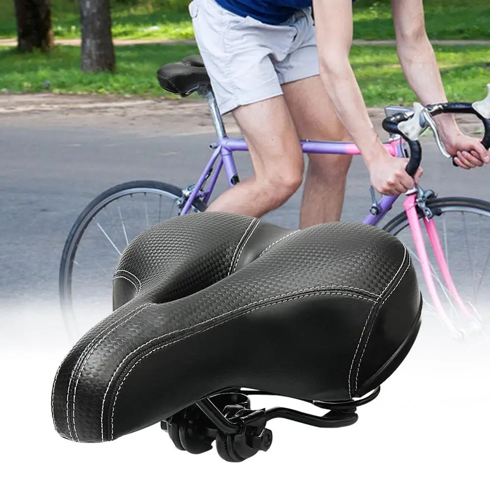 Bicycle Saddle Mountain Road Bike Wide Padded Comfortable Cushion Fitting Riding Equipment Soft and Sturdy
Bicycle Saddle Mountain Road Bike Wide Padded Comfortable Cushion Fitting Riding Equipment Soft and Sturdy