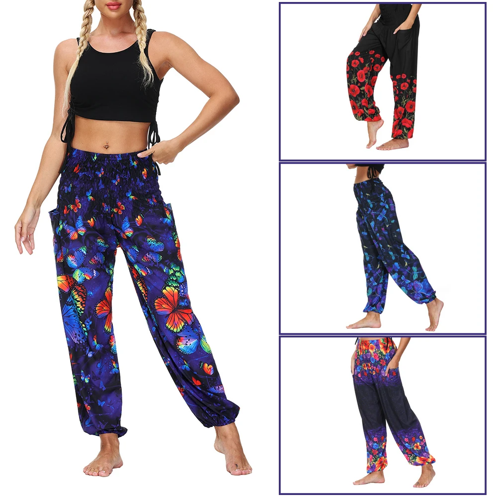 New Loose Womens Long Pants Yoga Dance Loose Wide Trousers Casual Boho Style Harem Pants For Summer Sport Dance
New Loose Womens Long Pants Yoga Dance Loose Wide Trousers Casual Boho Style Harem Pants For Summer Sport Dance