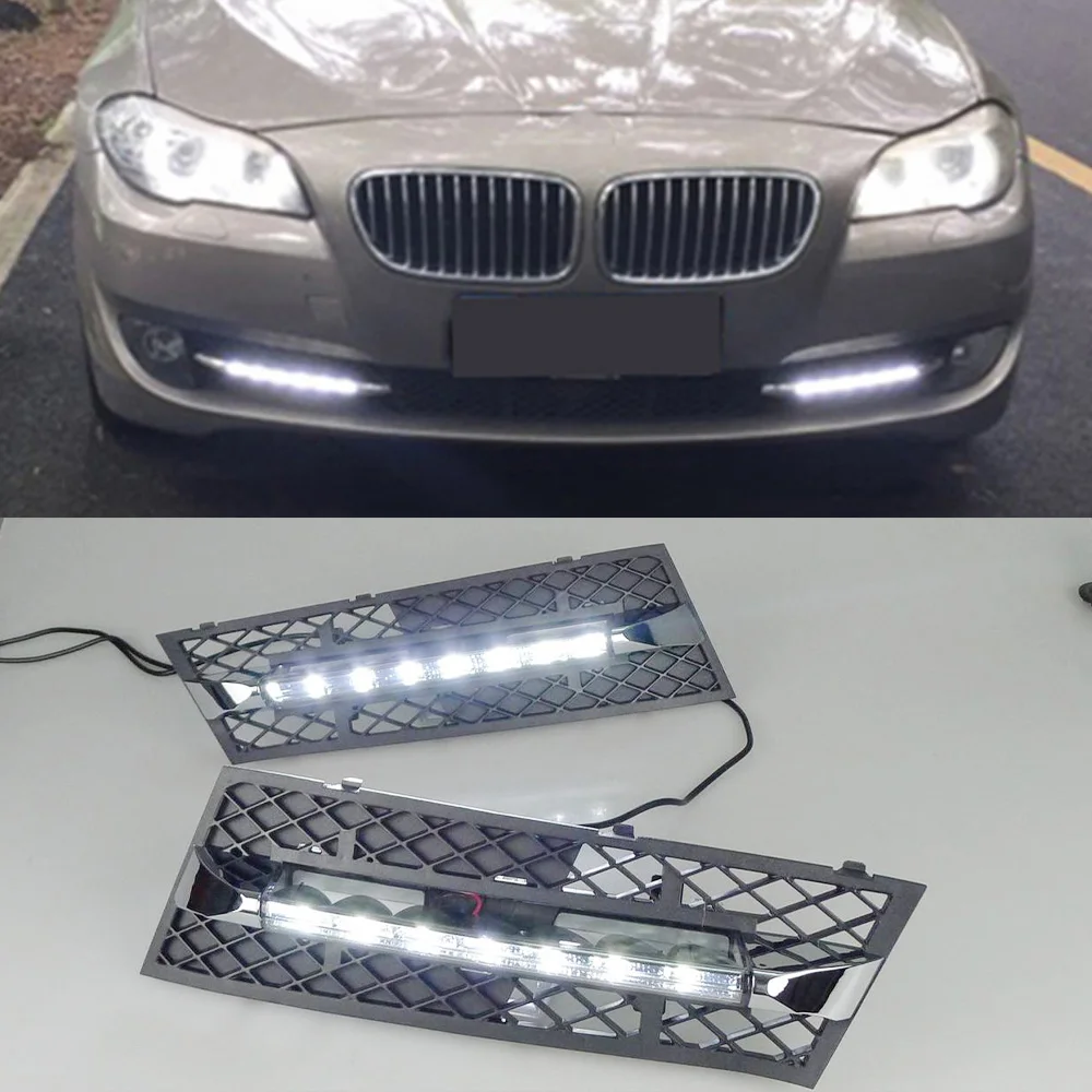 Дневные ходовые огни для BMW F10 F18 5 серии 520i 525i 530i 535i 2010 2011 2012 2013 Габаритные дневного