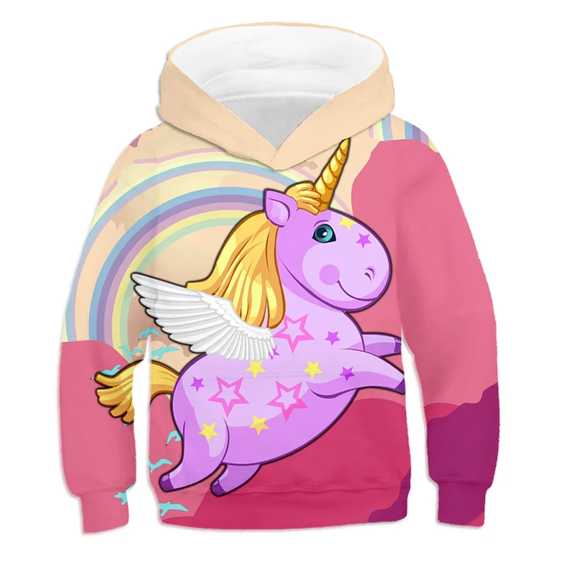 Girls Unicorn Hoodie Jacket Cute Pack Pony Sweater Fall Fashion Casual Harajuku Jacket Children's Sports Pullover 4-14 Years
Girls Unicorn Hoodie Jacket Cute Pack Pony Sweater Fall Fashion Casual Harajuku Jacket Children's Sports Pullover 4-14 Years