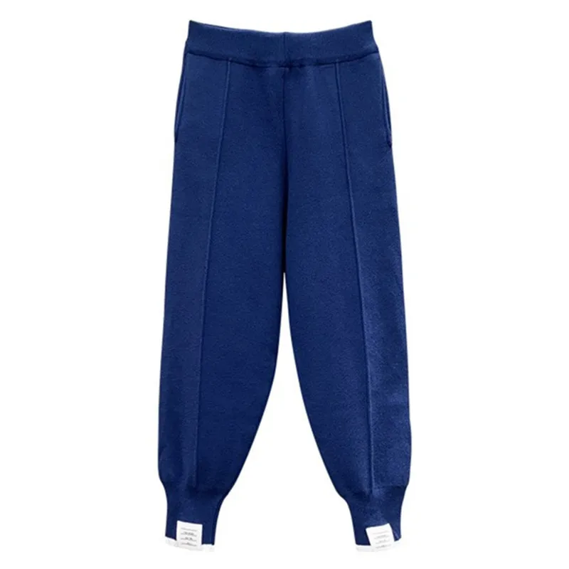2021 Autumn New Elastic Waist Large Size Loose Casual Pants Women's Ankle-Tied Sports Pants Fashionable Knitted Women's Pants
2021 Autumn New Elastic Waist Large Size Loose Casual Pants Women's Ankle-Tied Sports Pants Fashionable Knitted Women's Pants