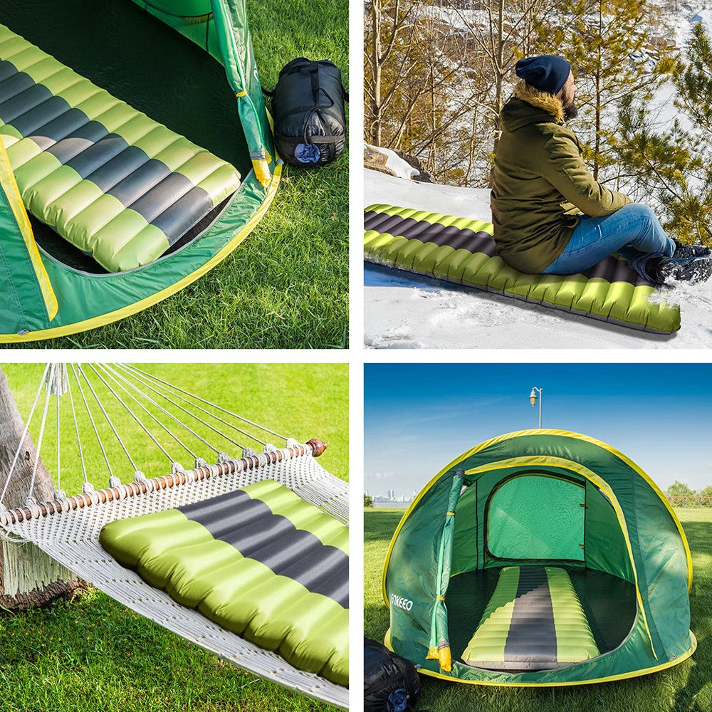 Outdoor Inflatable Air Mattresses Inflatable Sleeping Pad Ultralight Camping Mat Moisture-proof Hiking Air Mat Camping Bed
Outdoor Inflatable Air Mattresses Inflatable Sleeping Pad Ultralight Camping Mat Moisture-proof Hiking Air Mat Camping Bed