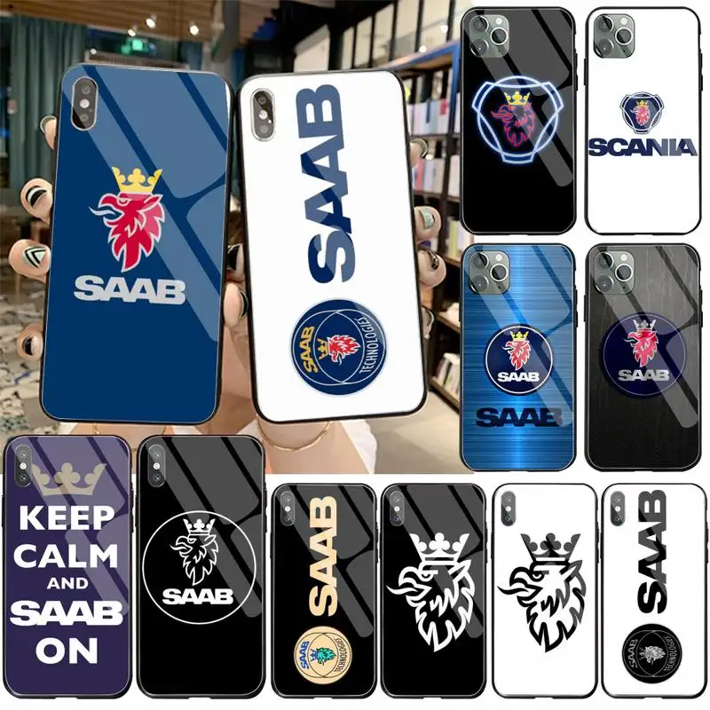Fashion car saab logo Luxury Unique Design Phone Cover Tempered Glass For iPhone 11 Pro XR XS MAX 8 X 7 6S 6 Plus SE 2020 case
Fashion car saab logo Luxury Unique Design Phone Cover Tempered Glass For iPhone 11 Pro XR XS MAX 8 X 7 6S 6 Plus SE 2020 case