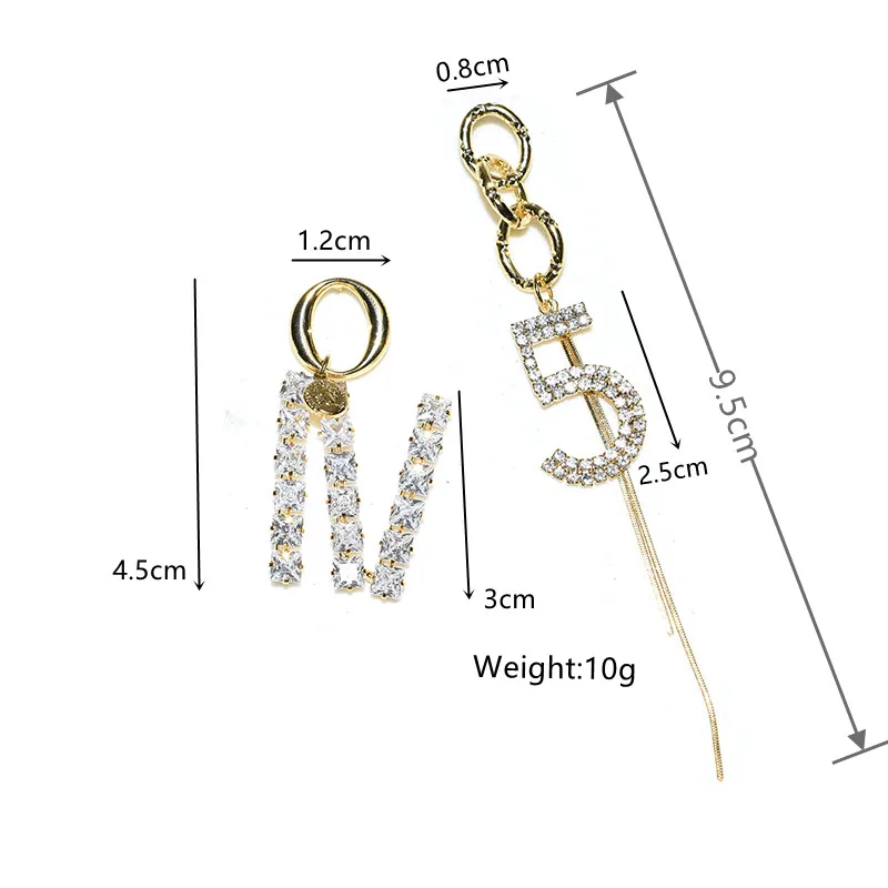 Drop Earrings Hot Selling Simple Stylish AsymmLetter Women Shiny White Zircon Exquisite Versatile Female Earring Fashion Jewelry
Drop Earrings Hot Selling Simple Stylish AsymmLetter Women Shiny White Zircon Exquisite Versatile Female Earring Fashion Jewelry