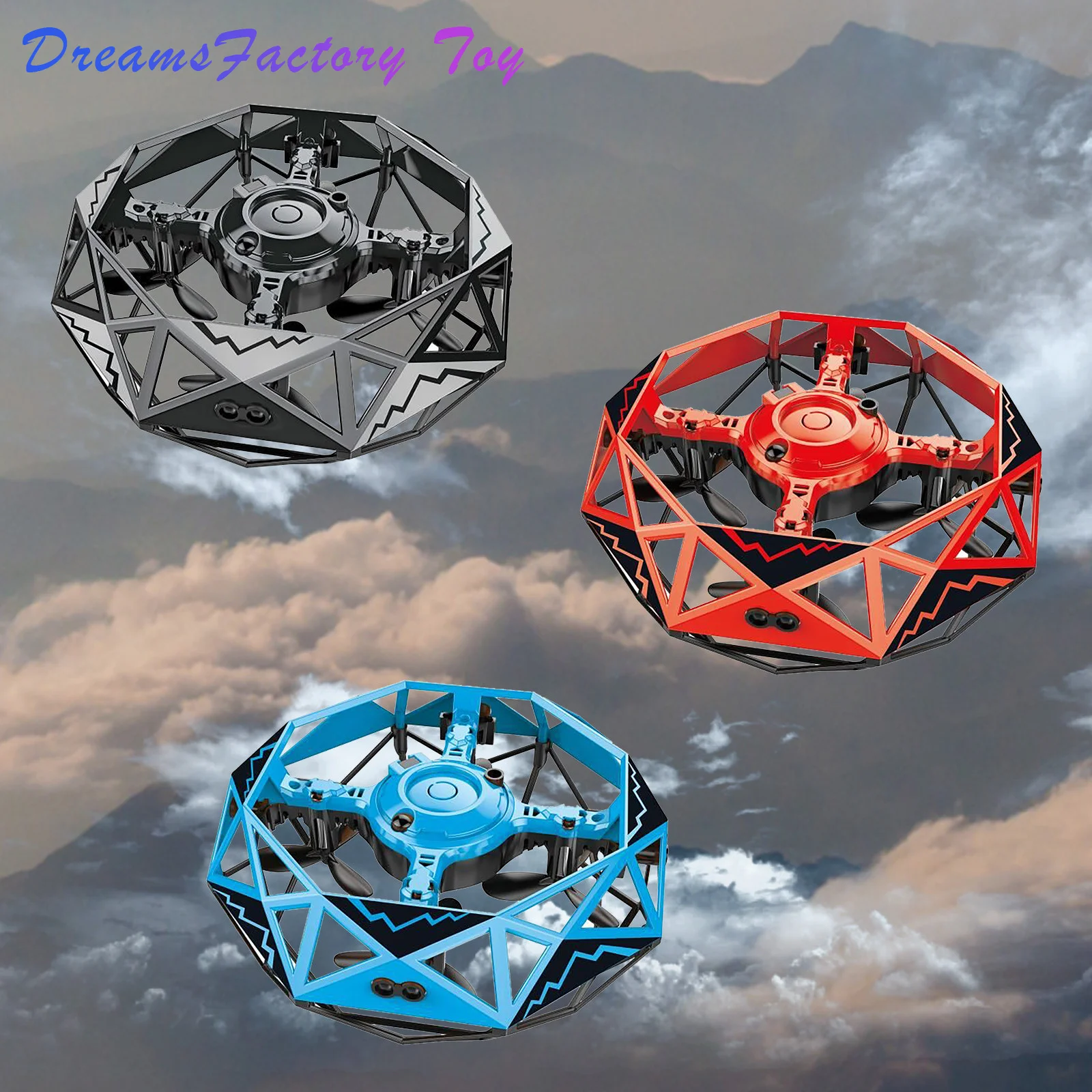 

Dron Quadcopter Toy Fall Resistant Ufo Mini Drone Toy Aircraft Intelligent Induction Juguetes Para Niños Квадрокоптер Игрушки