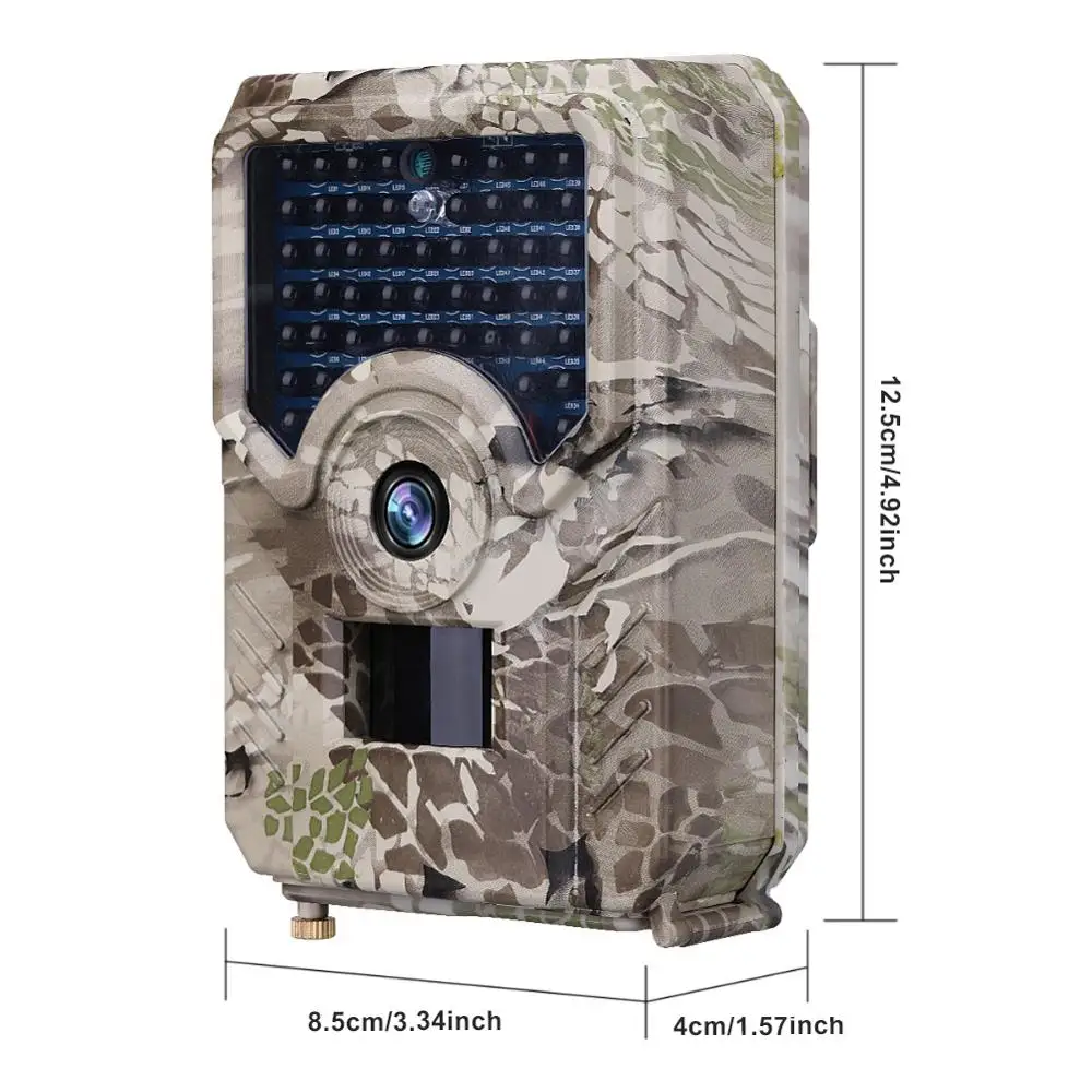 PR-200 Trail Camera 12MP 950nm Infared Night Scout Wild Hunting Photo Traps Camera Waterproof Wildlife Camera
PR-200 Trail Camera 12MP 950nm Infared Night Scout Wild Hunting Photo Traps Camera Waterproof Wildlife Camera