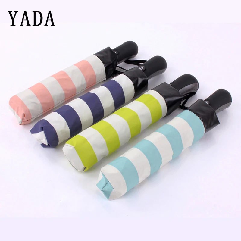 YADA Stripe Reverse Umbrella Parasol Folding Rainy Automatic Umbrellas For Women Men UV Stripe Outdoor Windproof Umbrella YD219
YADA Stripe Reverse Umbrella Parasol Folding Rainy Automatic Umbrellas For Women Men UV Stripe Outdoor Windproof Umbrella YD219