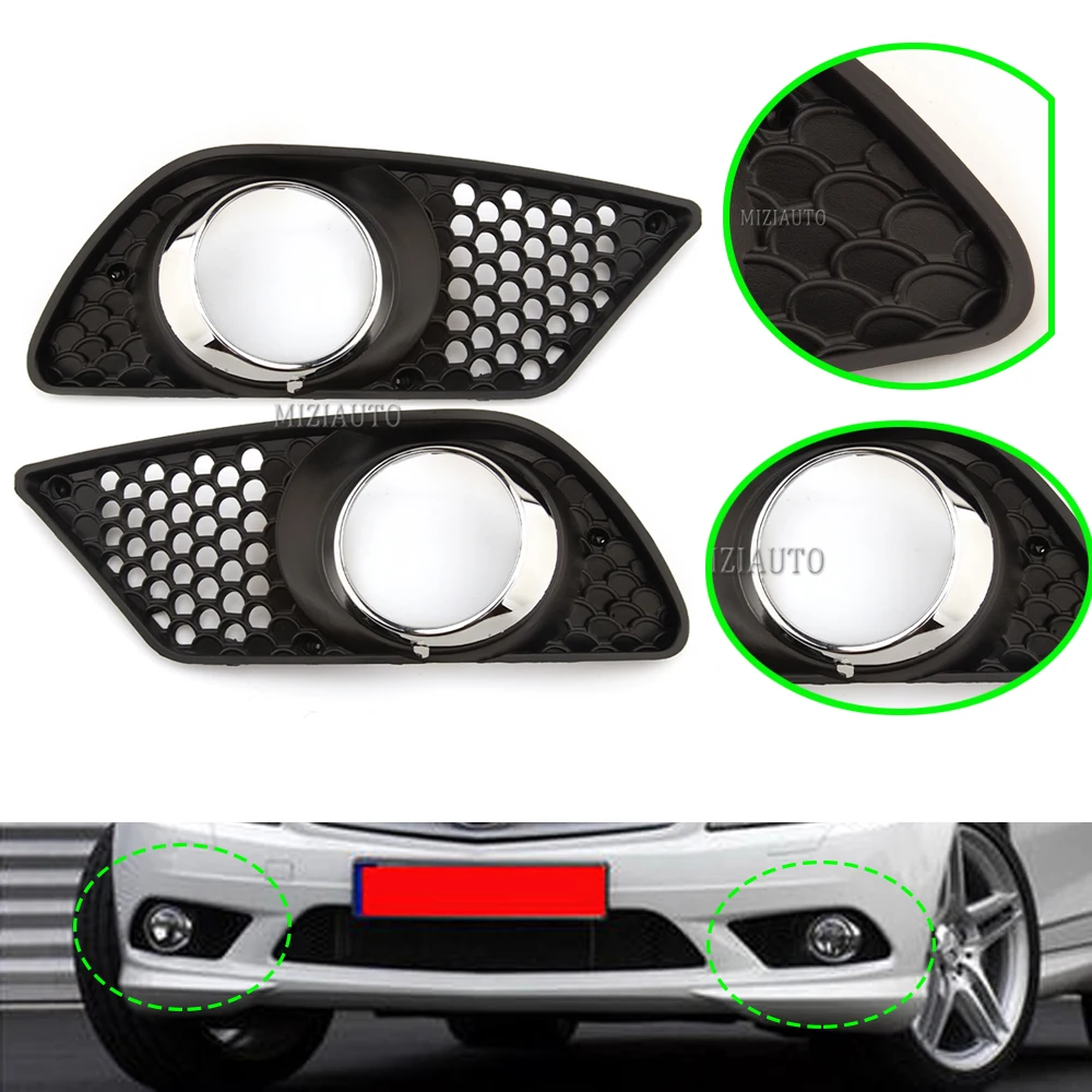 Fog Light Cover For Mercedes-Benz C-Class W204 2007 2008 2009 2010 2011-2013 Frame Open Vent Grille fog Lamps hole A2048850353
Fog Light Cover For Mercedes-Benz C-Class W204 2007 2008 2009 2010 2011-2013 Frame Open Vent Grille fog Lamps hole A2048850353