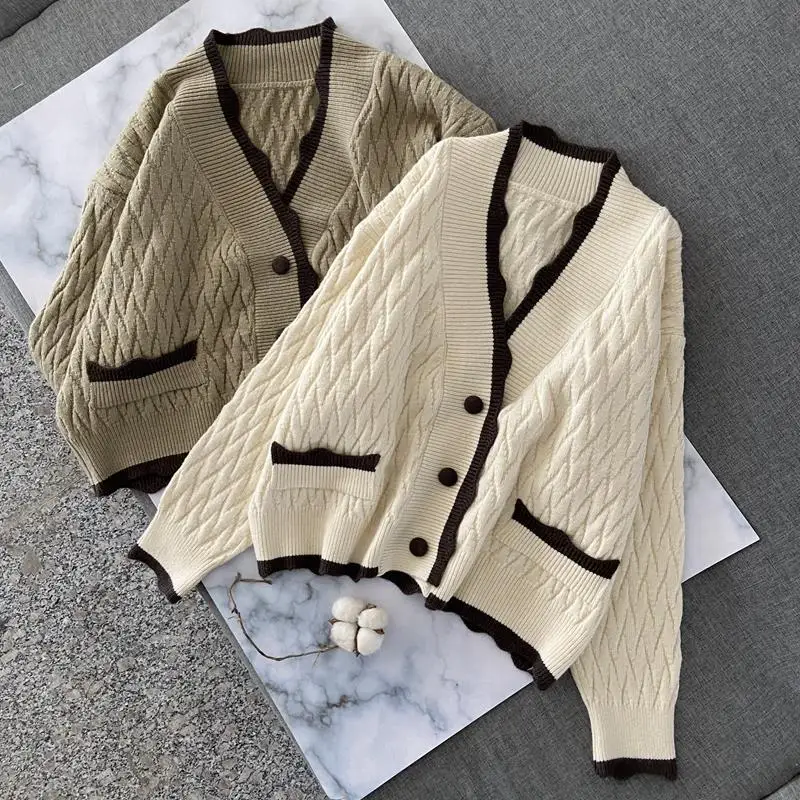 Women 2021 Spring Autumn Knitted Cardigans Sweater Female Solid Basic Elegant New Tops Oversized Lady Casual Outwear Mujer C159
Women 2021 Spring Autumn Knitted Cardigans Sweater Female Solid Basic Elegant New Tops Oversized Lady Casual Outwear Mujer C159