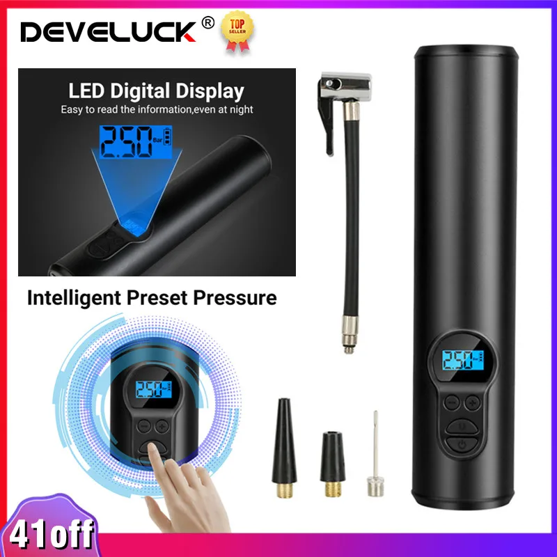 Электрический насос, для автомобиля, мотоцикла, велосипеда 
Электрический насос, для автомобиля, мотоцикла, велосипеда