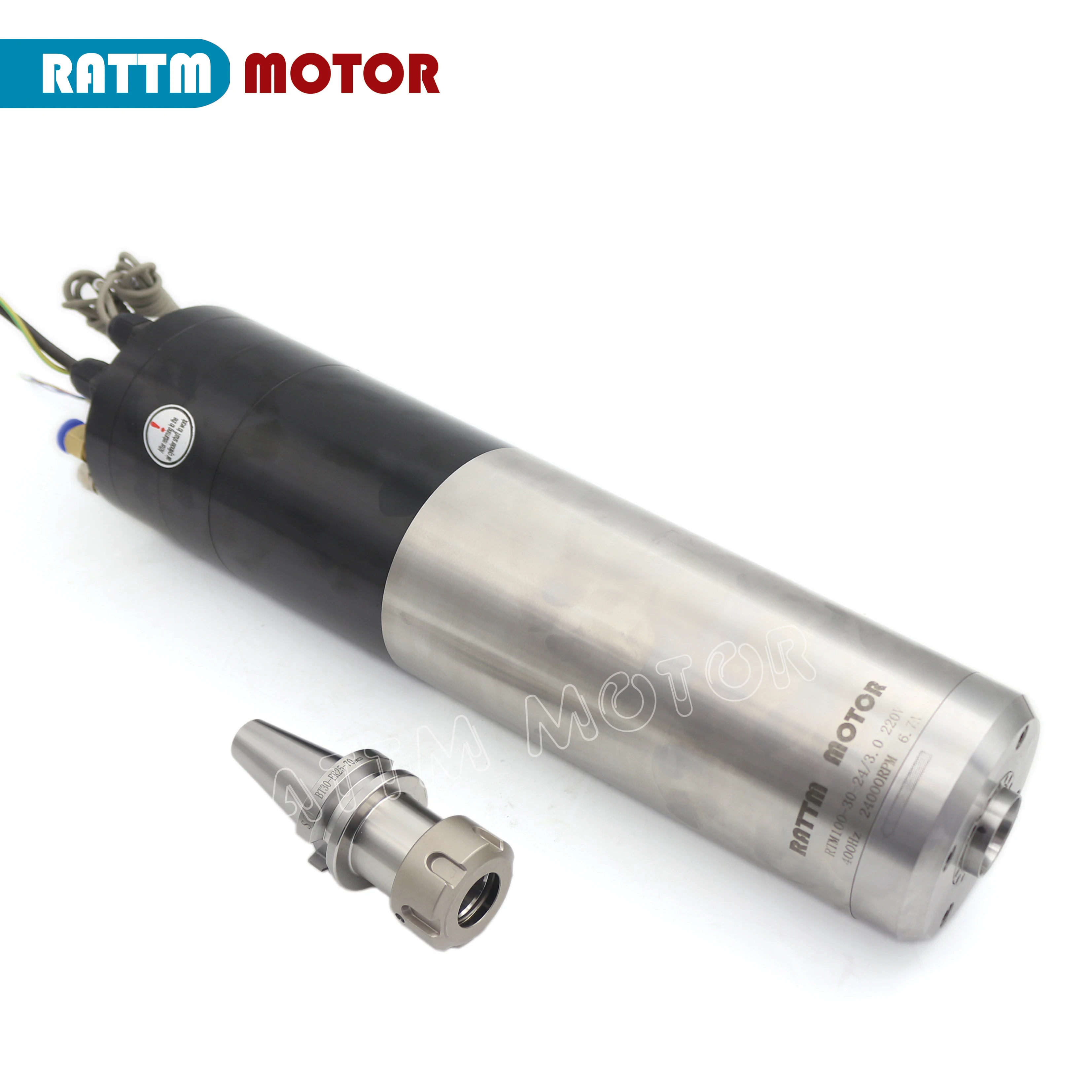 3KW ATC Automatic Tool Change SPINDLE MOTOR BT30 PERMANENT POWER 220V or 380V ELECTRIC SPINDLE FOR CNC Router MILLING MACHINE
3KW ATC Automatic Tool Change SPINDLE MOTOR BT30 PERMANENT POWER 220V or 380V ELECTRIC SPINDLE FOR CNC Router MILLING MACHINE