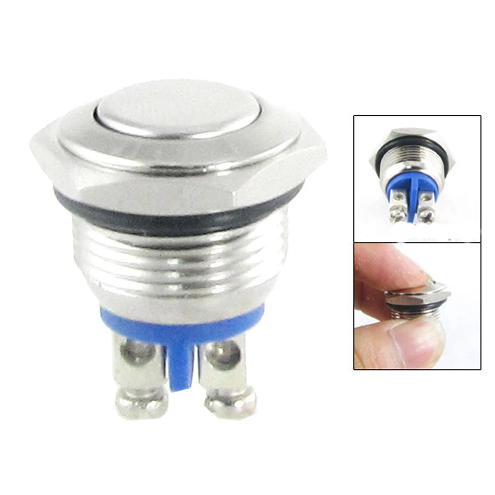 16mm Metal Push Button Switch Momentary Latching Button Switch Car Engine Power Switch AC 250V 3A For Contactors Relays
16mm Metal Push Button Switch Momentary Latching Button Switch Car Engine Power Switch AC 250V 3A For Contactors Relays