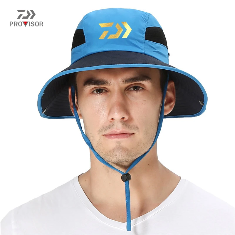 DAIWA Fishing Sun Hat Outdoor Hiking Sunscreen Windproof Sun Hat Fishing Cap 2020 Men's Summer Foldable Breathable Mesh Sun Hat
DAIWA Fishing Sun Hat Outdoor Hiking Sunscreen Windproof Sun Hat Fishing Cap 2020 Men's Summer Foldable Breathable Mesh Sun Hat