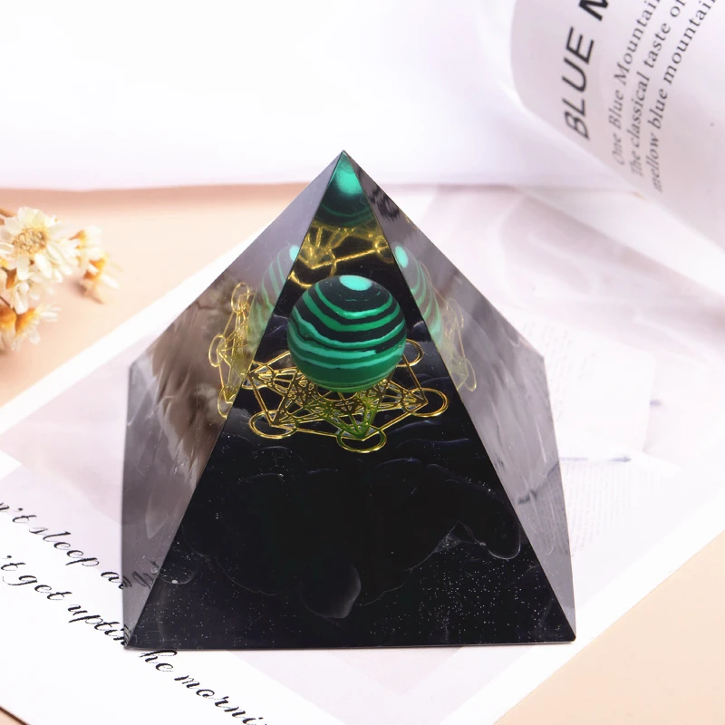 Хрустальная Сфера из Малахита, пирамида оргонита 5 см с обсидиановым драгоценным камнем, оригинальная коллекция
Хрустальная Сфера из Малахита, пирамида оргонита 5 см с обсидиановым драгоценным камнем, оригинальная коллекция