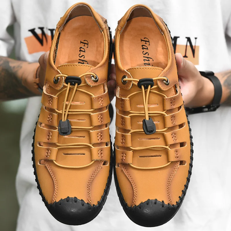 Sommer Schuhe Herren Men Slippers Summer Beach Men's Sneakers Breathable Running Shoe Mesh Shoes Leather
Sommer Schuhe Herren Men Slippers Summer Beach Men's Sneakers Breathable Running Shoe Mesh Shoes Leather