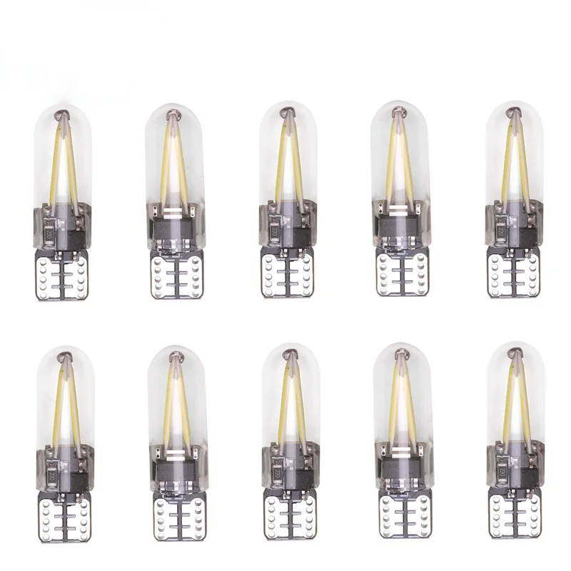 10X Glass Shell Socket T10 W5W 194 Filament COB Car LED Light Bulb Blue Yellow For Car Door Trunk License Plate Lamp 12V Canbus
10X Glass Shell Socket T10 W5W 194 Filament COB Car LED Light Bulb Blue Yellow For Car Door Trunk License Plate Lamp 12V Canbus