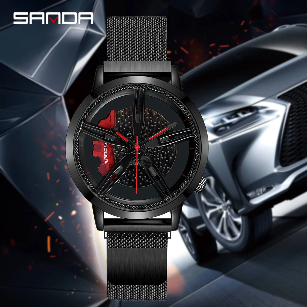 SANDA Men's Watches Mesh Business Leisure Fashion Wheel Series Dial Watch Quartz Male clock relojes hombre relogio masculino
SANDA Men's Watches Mesh Business Leisure Fashion Wheel Series Dial Watch Quartz Male clock relojes hombre relogio masculino