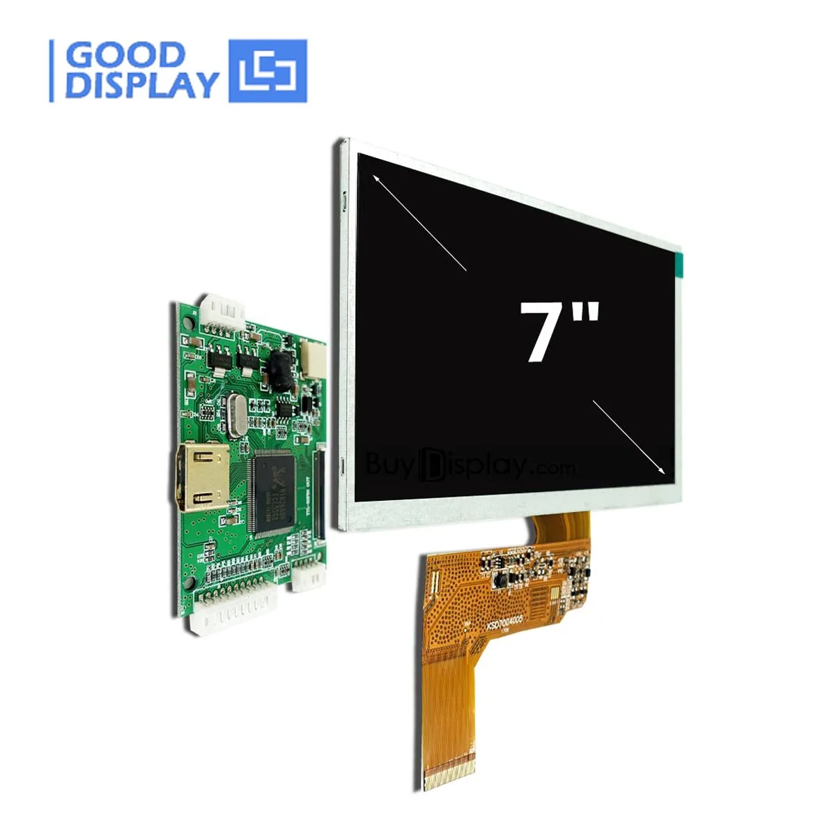 7.0 inch TFT LCD Display Module HDMI for Raspberry Pi (Optional Touch Screen) GDTE070A1-5
7.0 inch TFT LCD Display Module HDMI for Raspberry Pi (Optional Touch Screen) GDTE070A1-5