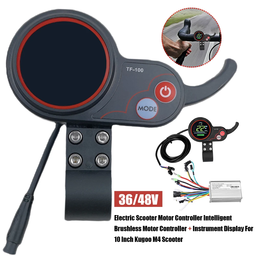 36/48V Electric Scooter Motor Controller Intelligent Brushless Motor Controller and Instrument Display For Kugoo M4 Scooter
36/48V Electric Scooter Motor Controller Intelligent Brushless Motor Controller and Instrument Display For Kugoo M4 Scooter