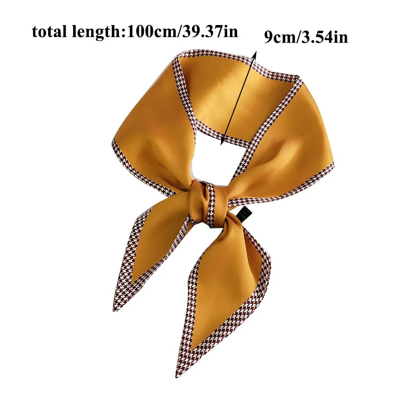 Narrow Long Scarf Fashion Print Handle Bag Ribbons Multifunction Long Ribbon Hair Tie Scrunchies Head Scarf Headband
Narrow Long Scarf Fashion Print Handle Bag Ribbons Multifunction Long Ribbon Hair Tie Scrunchies Head Scarf Headband