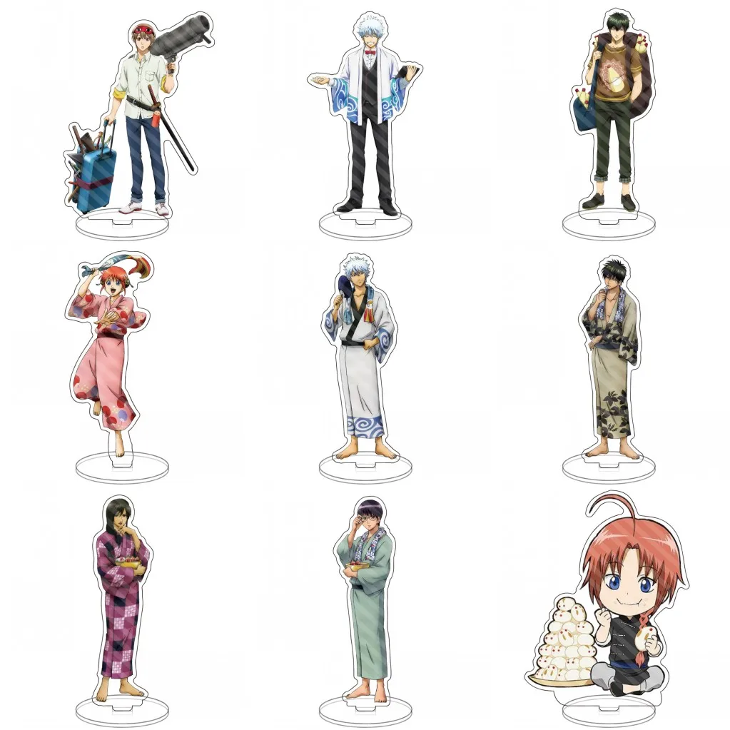 Подставка для фигурок аниме GINTAMA Sakata Gintoki Shimura Shinpachi, двусторонняя акриловая декоративная подставка для стола, рождественские подарки
Подставка для фигурок аниме GINTAMA Sakata Gintoki Shimura Shinpachi, двусторонняя акриловая декоративная подставка для стола, рождественские подарки