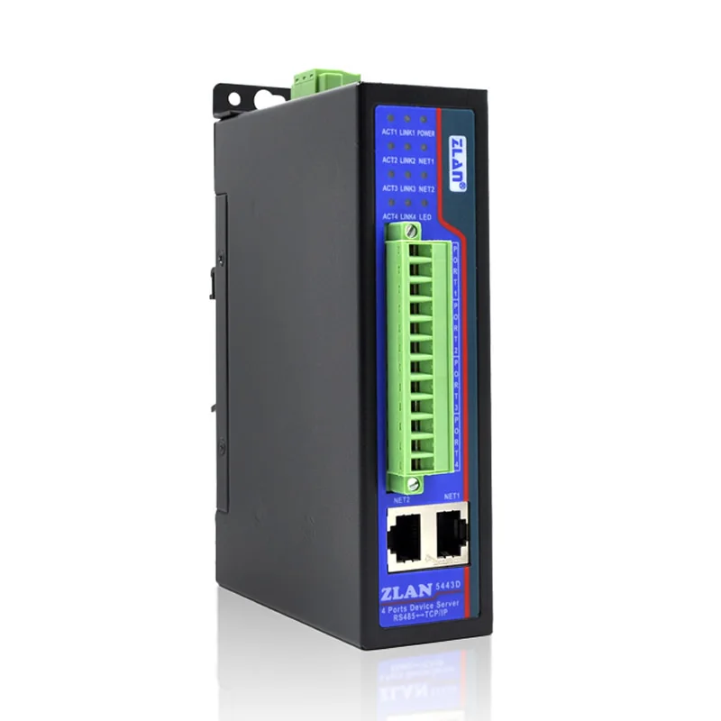 Optoelectronic изоляция, 4 порта, Многосерийное устройство, сервер RS485 в Ethernet, преобразователь Modbus, шлюз RTU в TCP, суровая молния
Optoelectronic изоляция, 4 порта, Многосерийное устройство, сервер RS485 в Ethernet, преобразователь Modbus, шлюз RTU в TCP, суровая молния