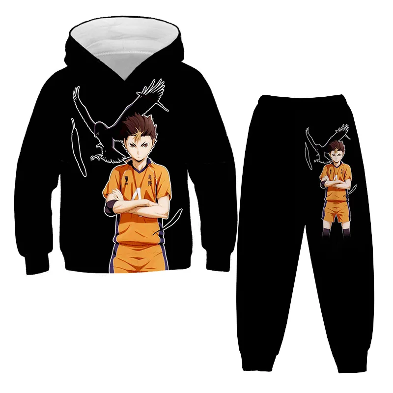 Kids Hoodie Set Haikyu- Anime Sweatshirt+Pants Suit for Boys Girls Children Cool Tops+Bottom Long Sleeve Pullover Clothes
Kids Hoodie Set Haikyu- Anime Sweatshirt+Pants Suit for Boys Girls Children Cool Tops+Bottom Long Sleeve Pullover Clothes