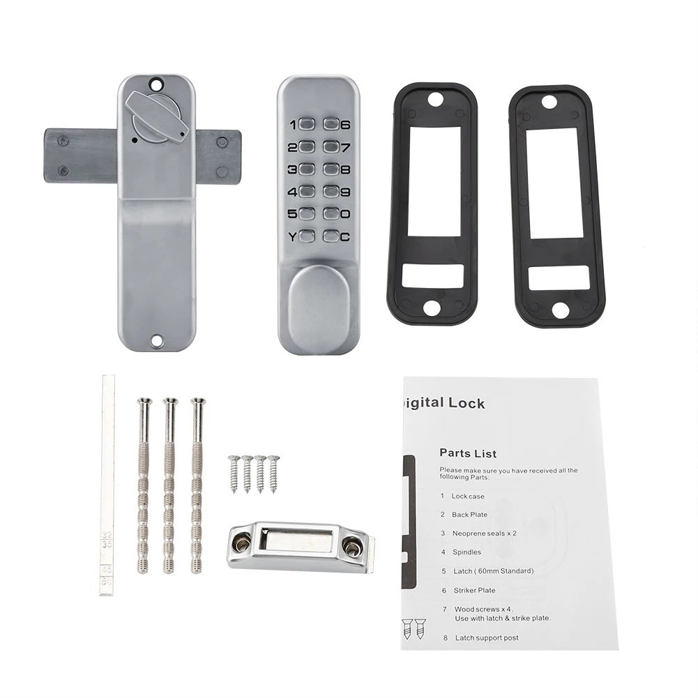 1 -11 Digit Code Combination Cam Door Zinc Alloy Convenient Password Security Coded Lock Suitable For Office Door Waterproof 
1 -11 Digit Code Combination Cam Door Zinc Alloy Convenient Password Security Coded Lock Suitable For Office Door Waterproof