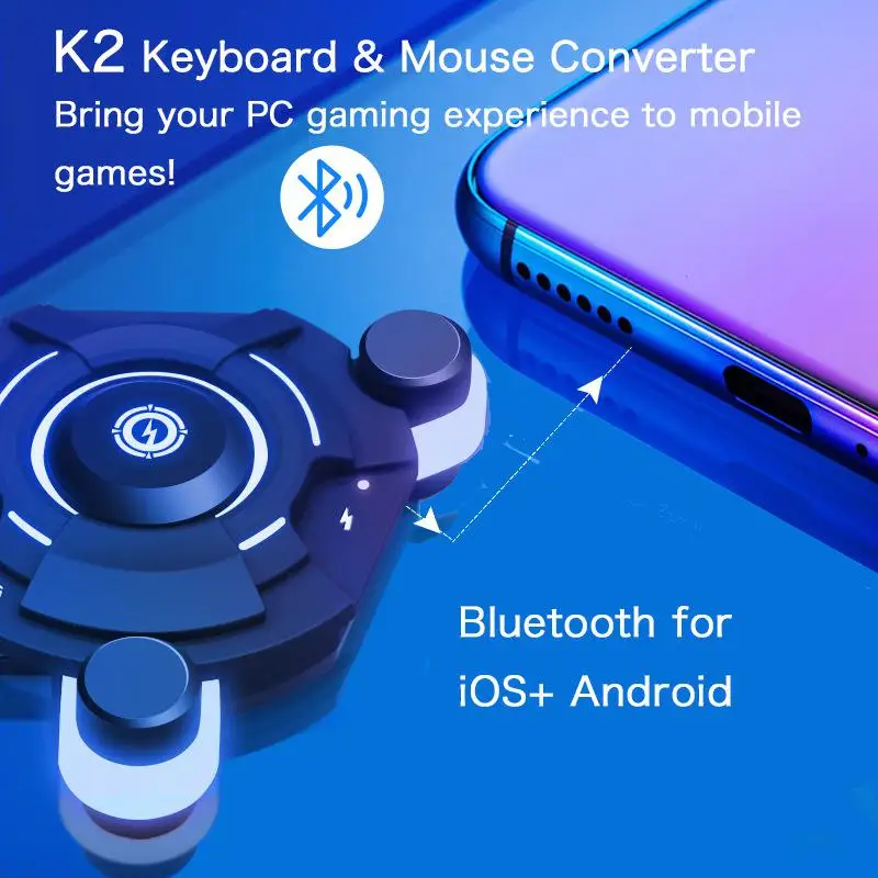 Yfashion K2 Game Controllers Adapter Converter Video Game Keyboard Mouse adapter For the Mobile Phone Game Pubg Apple Android
Yfashion K2 Game Controllers Adapter Converter Video Game Keyboard Mouse adapter For the Mobile Phone Game Pubg Apple Android