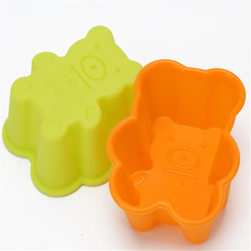 1Pc Mini Cartoon Bear Shape Silicone Cake Mold Cupcake Candy Pudding Bread Mould Baking Tool
1Pc Mini Cartoon Bear Shape Silicone Cake Mold Cupcake Candy Pudding Bread Mould Baking Tool