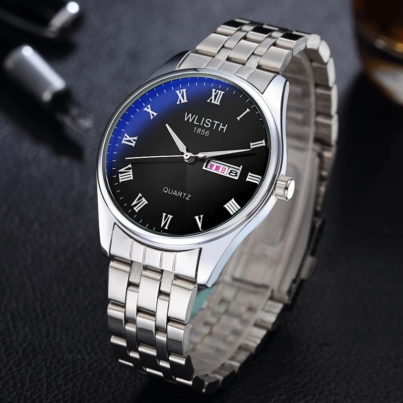 WLISTH Classic Business Men's Watches Simple Calendar Week Quartz Men Wrist Waterproof Clock Reloj Hombre Sports Man Wristwatch 
WLISTH Classic Business Men's Watches Simple Calendar Week Quartz Men Wrist Waterproof Clock Reloj Hombre Sports Man Wristwatch